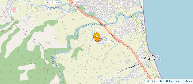 localisation de l'entreprise MONSIEUR VENANCE DANESINGA  SAINT-BENOIT