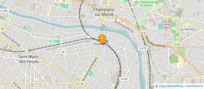 localisation de l'entreprise MONSIEUR VENANCIO SIDNEY à SAINT-MAUR-DES-FOSSES