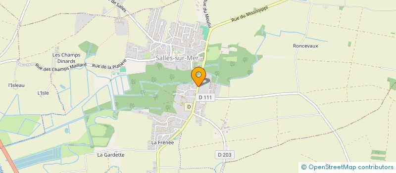 localisation de l'entreprise MONSIEUR VENCESLASS GOMBERT  SALLES-SUR-MER