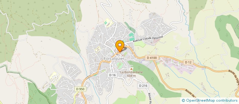 localisation de l'entreprise MONSIEUR VENDELIN TEPFENHART à FORCALQUIER