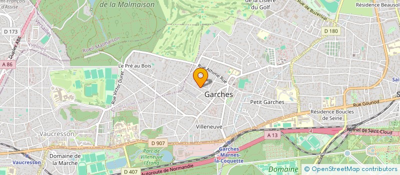 localisation de l'entreprise MONSIEUR VENUS HILCU  GARCHES