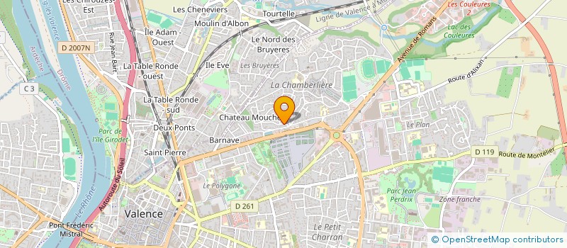 localisation de l'entreprise MONSIEUR VEPKHIA JAVAKHISHVILI  VALENCE