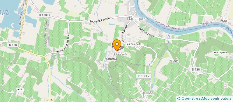 localisation de l'entreprise MONSIEUR VERDE DALLA à FLAUJAGUES