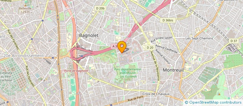 localisation de l'entreprise MONSIEUR VERDIANO MARZI à BAGNOLET