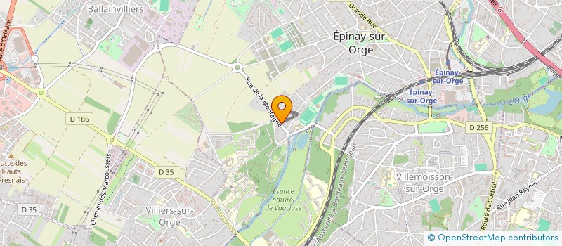 localisation de l'entreprise MONSIEUR VERGET AUDREY  EPINAY-SUR-ORGE