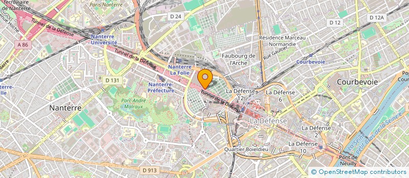 localisation de l'entreprise MONSIEUR VERGNAC PATRICK  NANTERRE