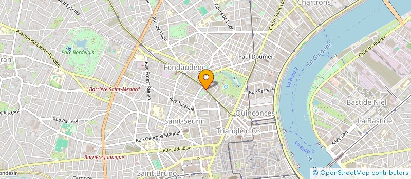 localisation de l'entreprise MONSIEUR VERGUET ANTOINE  BORDEAUX