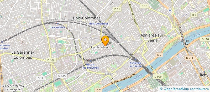 localisation de l'entreprise MONSIEUR VERIKO GULUA  ASNIERES-SUR-SEINE