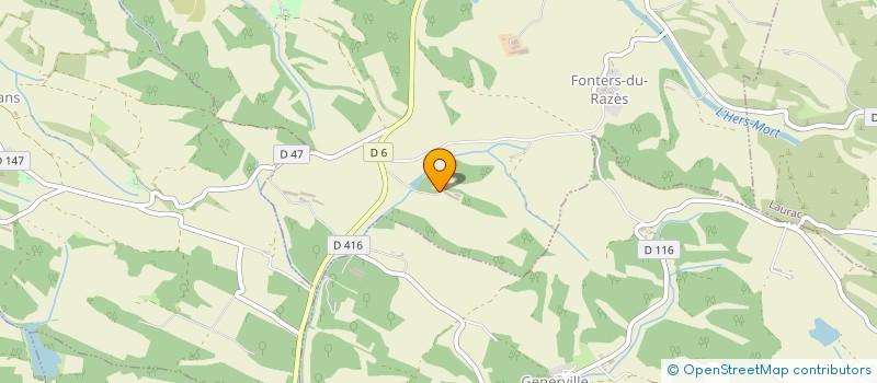 localisation de l'entreprise MONSIEUR VERISSIMO DA SILVA CARVALHAIS à FONTERS-DU-RAZES