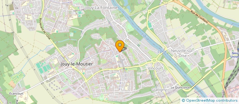 localisation de l'entreprise MONSIEUR VERLAIN MASSAMBA  JOUY-LE-MOUTIER