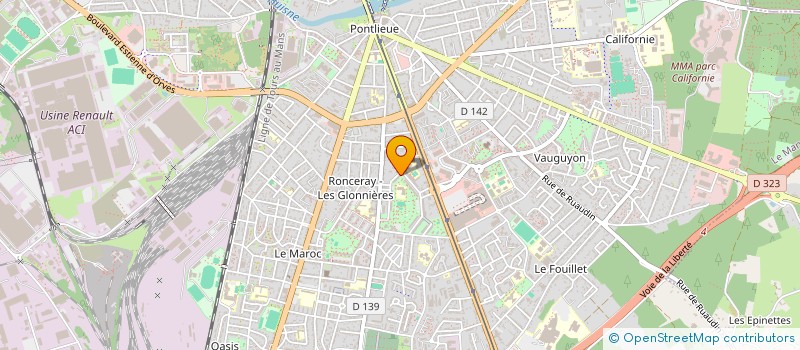 localisation de l'entreprise MONSIEUR VERNLEY WILLIAMS  LE MANS