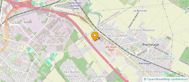 localisation de l'entreprise MONSIEUR VERNONN LABRO LEROY  PIERRELAYE