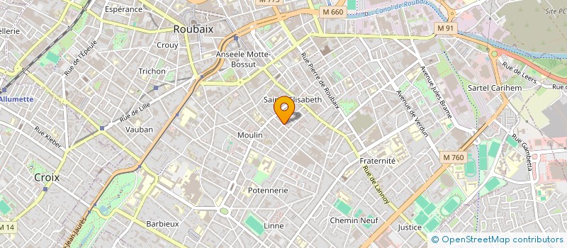 localisation de l'entreprise MONSIEUR VERONICA CARSTEA  ROUBAIX