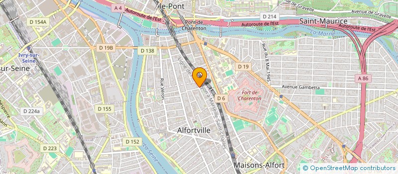 localisation de l'entreprise MONSIEUR VERONIQUE RICHE à ALFORTVILLE