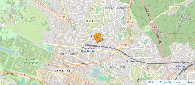 localisation de l'entreprise MONSIEUR VERSAILLES FRANCK à VERSAILLES