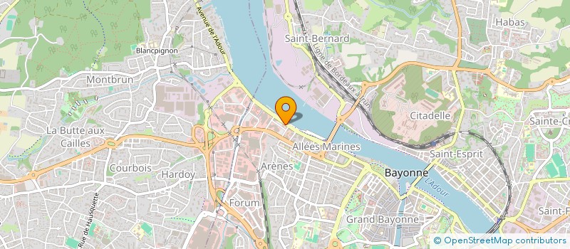 localisation de l'entreprise MONSIEUR VERSET WINTERSTEN à BAYONNE