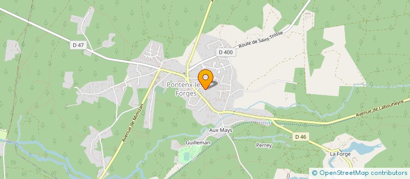 localisation de l'entreprise MONSIEUR VETEA LUCAS  PONTENX-LES-FORGES