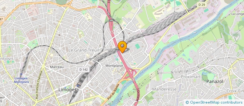 localisation de l'entreprise MONSIEUR VETON KURTIC à LIMOGES