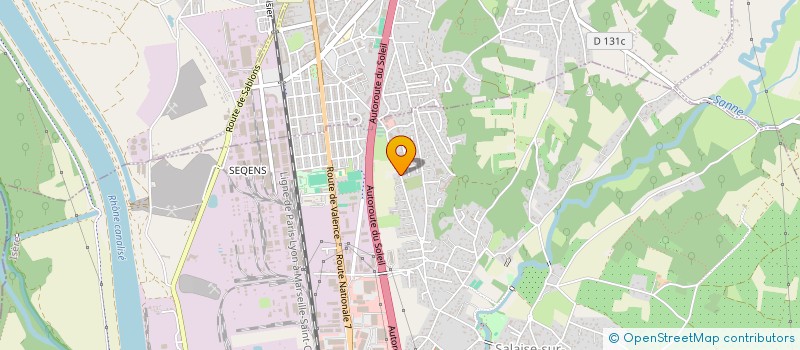 localisation de l'entreprise MONSIEUR VEYSAL AKIN  SALAISE-SUR-SANNE