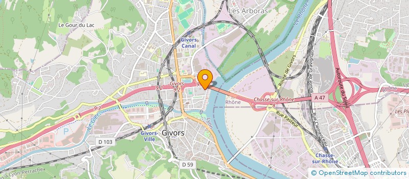 localisation de l'entreprise MONSIEUR VEYSEL COLAK  GIVORS