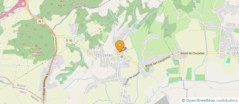 localisation de l'entreprise MONSIEUR VEYSEL GUVEN  CHUZELLES