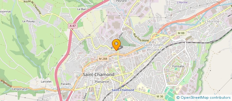 localisation de l'entreprise MONSIEUR VEYSEL-KARANI SAHAN  SAINT-CHAMOND