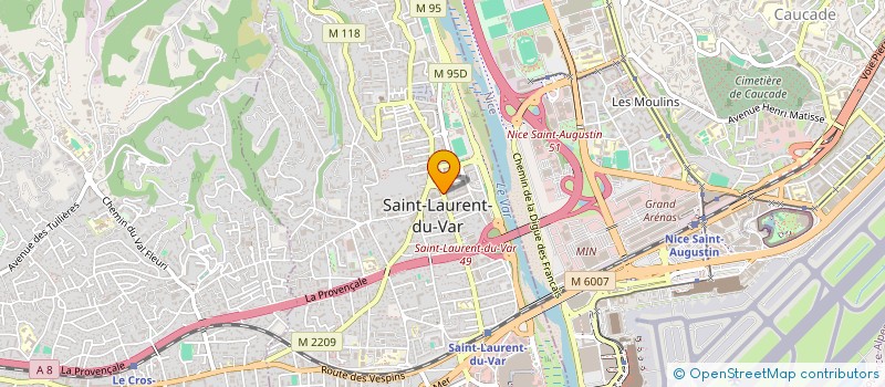 localisation de l'entreprise MONSIEUR VEZIR OZDEMIR à SAINT-LAURENT-DU-VAR