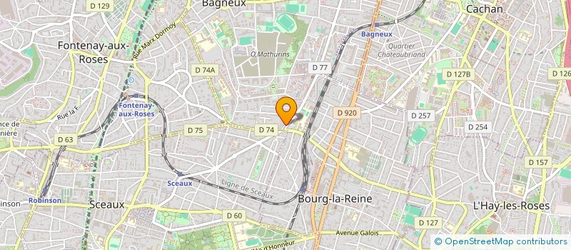 localisation de l'entreprise MONSIEUR VI EUSTACHON à BAGNEUX