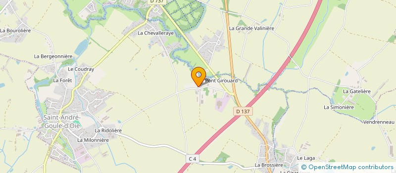 localisation de l'entreprise MONSIEUR VIANNEY BOISSELEAU à SAINT-ANDRE-GOULE-D'OIE
