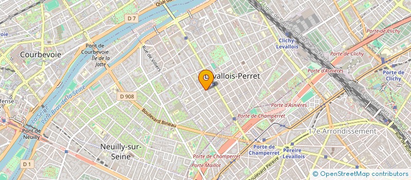 localisation de l'entreprise MONSIEUR VIANNEY BOLLIER à LEVALLOIS-PERRET