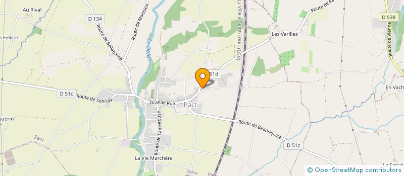 localisation de l'entreprise MONSIEUR VIANNEY BONGARD  PACT