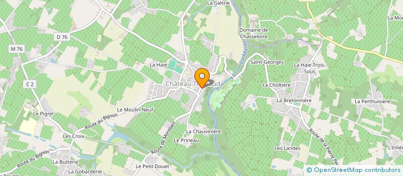 localisation de l'entreprise MONSIEUR VIANNEY CHUPIN à CHATEAU-THEBAUD