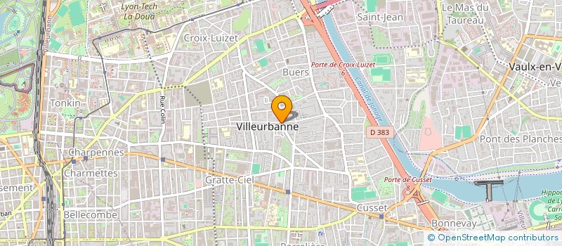 localisation de l'entreprise MONSIEUR VIANNEY CLAUSSE à VILLEURBANNE