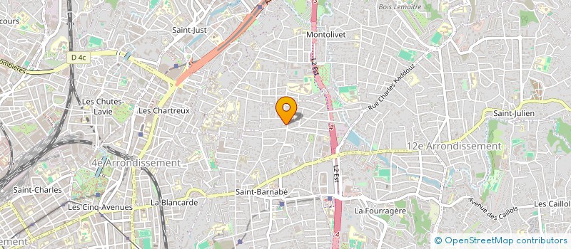 localisation de l'entreprise MONSIEUR VIANNEY DAMON  MARSEILLE