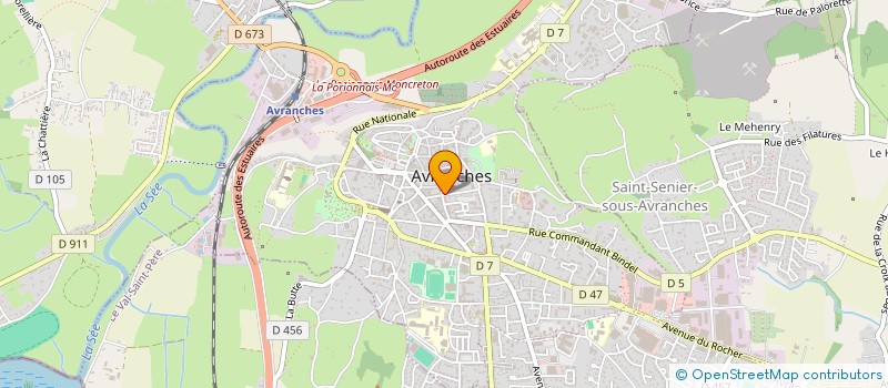 localisation de l'entreprise MONSIEUR VIANNEY DAUTHIEUX  AVRANCHES