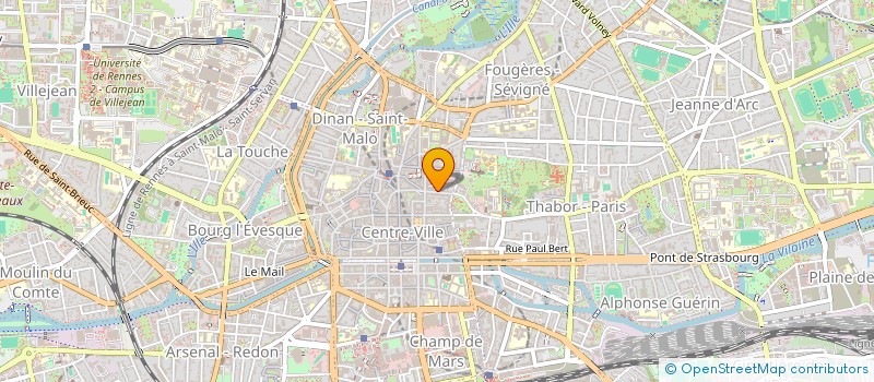 localisation de l'entreprise MONSIEUR VIANNEY DE BOSSOREILLE DE RIBOU à RENNES