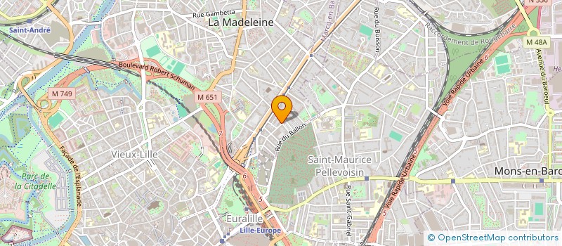 localisation de l'entreprise MONSIEUR VIANNEY DESORT à LA MADELEINE