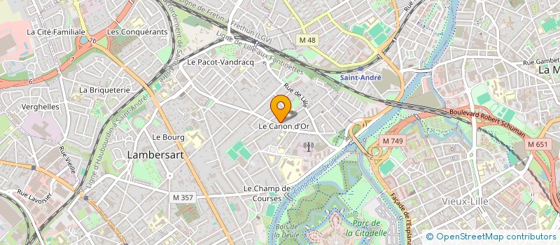 localisation de l'entreprise MONSIEUR VIANNEY DIERS à LAMBERSART