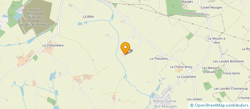 localisation de l'entreprise MONSIEUR VIANNEY DUPE  BEAUPREAU-EN-MAUGES