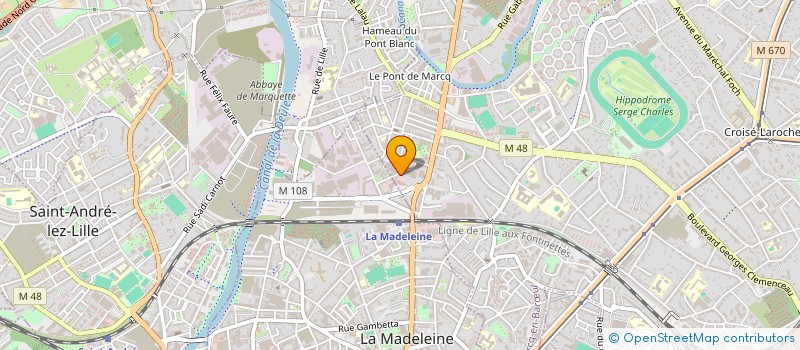 localisation de l'entreprise MONSIEUR VIANNEY FAVIER à MARCQ-EN-BARŒUL