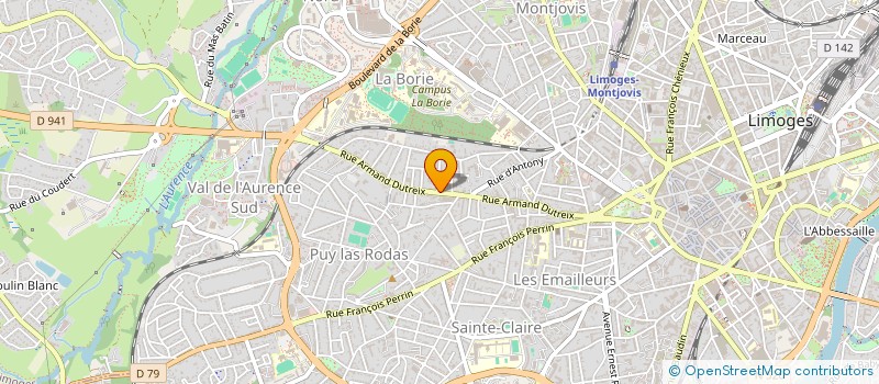 localisation de l'entreprise MONSIEUR VIANNEY FIARD à LIMOGES