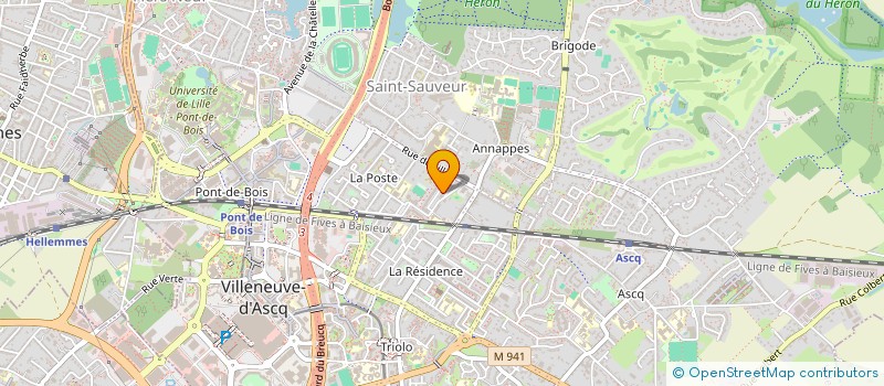 localisation de l'entreprise MONSIEUR VIANNEY GATTO  VILLENEUVE-D'ASCQ