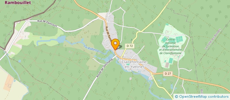 localisation de l'entreprise MONSIEUR VIANNEY GUILLAUME  CLAIREFONTAINE-EN-YVELINES