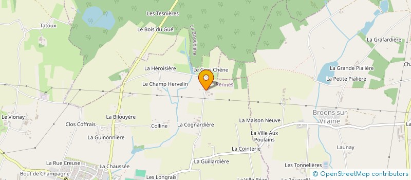 localisation de l'entreprise MONSIEUR VIANNEY HAUTBOIS  SERVON-SUR-VILAINE