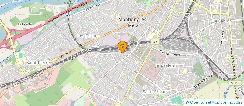 localisation de l'entreprise MONSIEUR VIANNEY HUGUENOT  MONTIGNY-LES-METZ