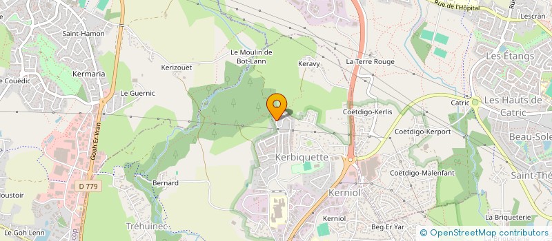 localisation de l'entreprise MONSIEUR VIANNEY LAVAT à VANNES