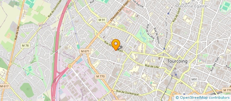 localisation de l'entreprise MONSIEUR VIANNEY LECAMUS  TOURCOING