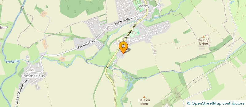 localisation de l'entreprise MONSIEUR VIANNEY LECOGNE  VERNY