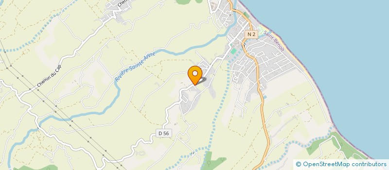 localisation de l'entreprise MONSIEUR VIANNEY LEGROS à SAINT-BENOIT