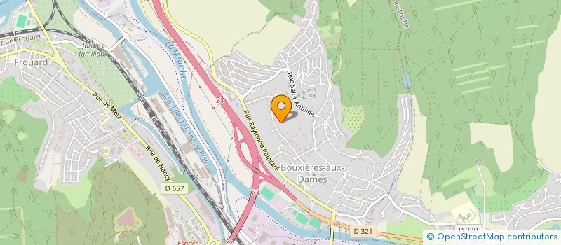 localisation de l'entreprise MONSIEUR VIANNEY MAINE  BOUXIERES-AUX-DAMES